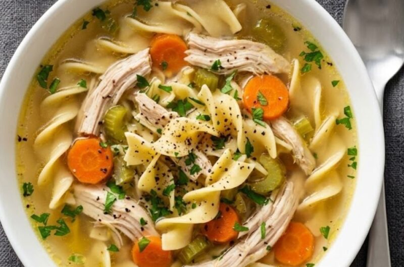 Chicken Noodle Soup With Egg Noodles