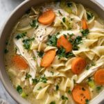 Parmesan Crusted Chicken Pasta in Garlic Cream Sauce Recipe