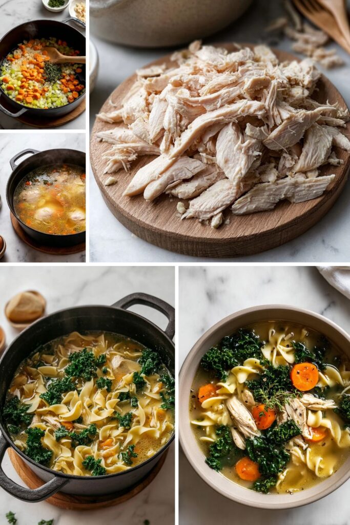 Chicken Noodle Soup with Kale Recipe