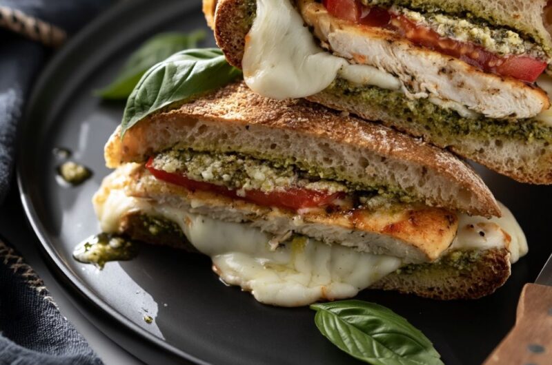Chicken Pesto Mozzarella Sandwich