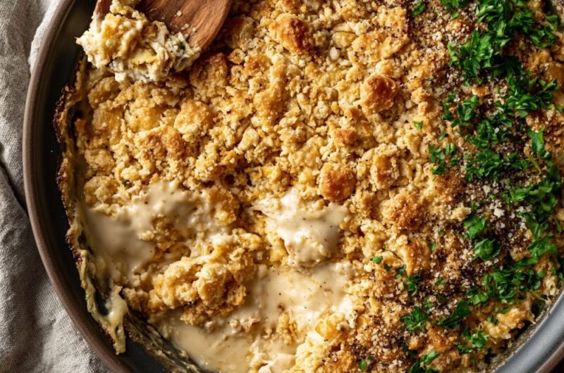 Chicken Ritz Cracker Casserole