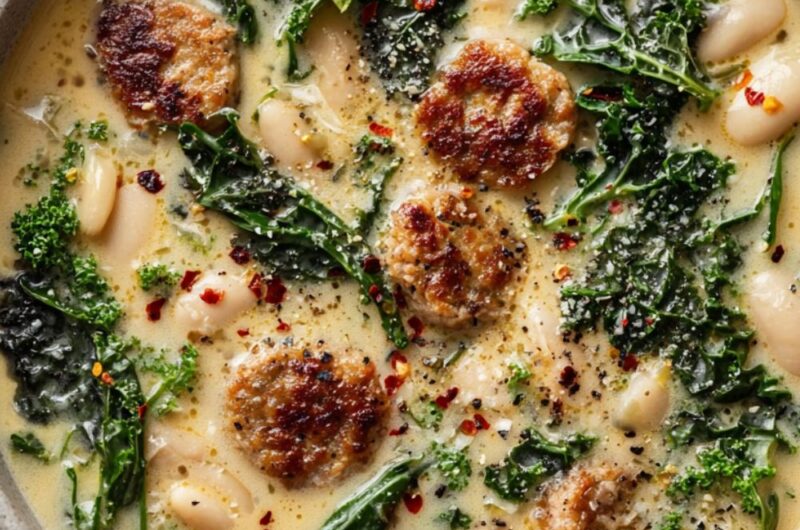 Chicken Sausage Kale Soup