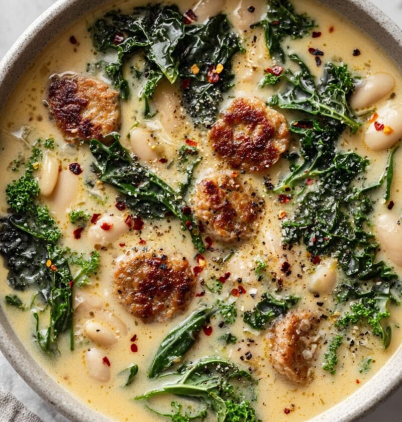 Chicken Sausage Kale Soup Recipe