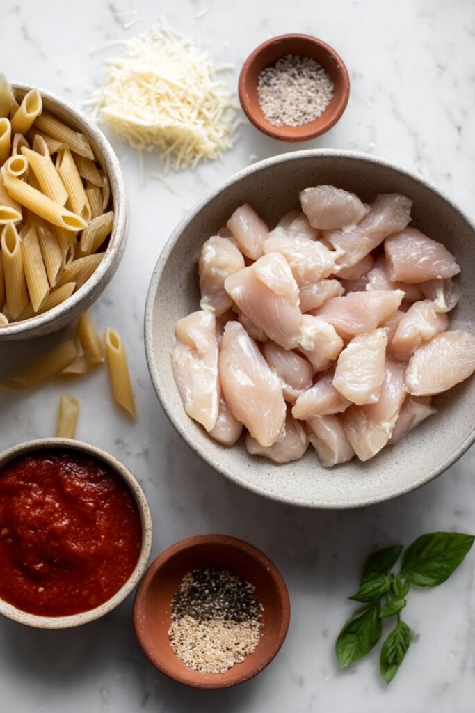 Creamy Chicken Parmesan Pasta Recipe