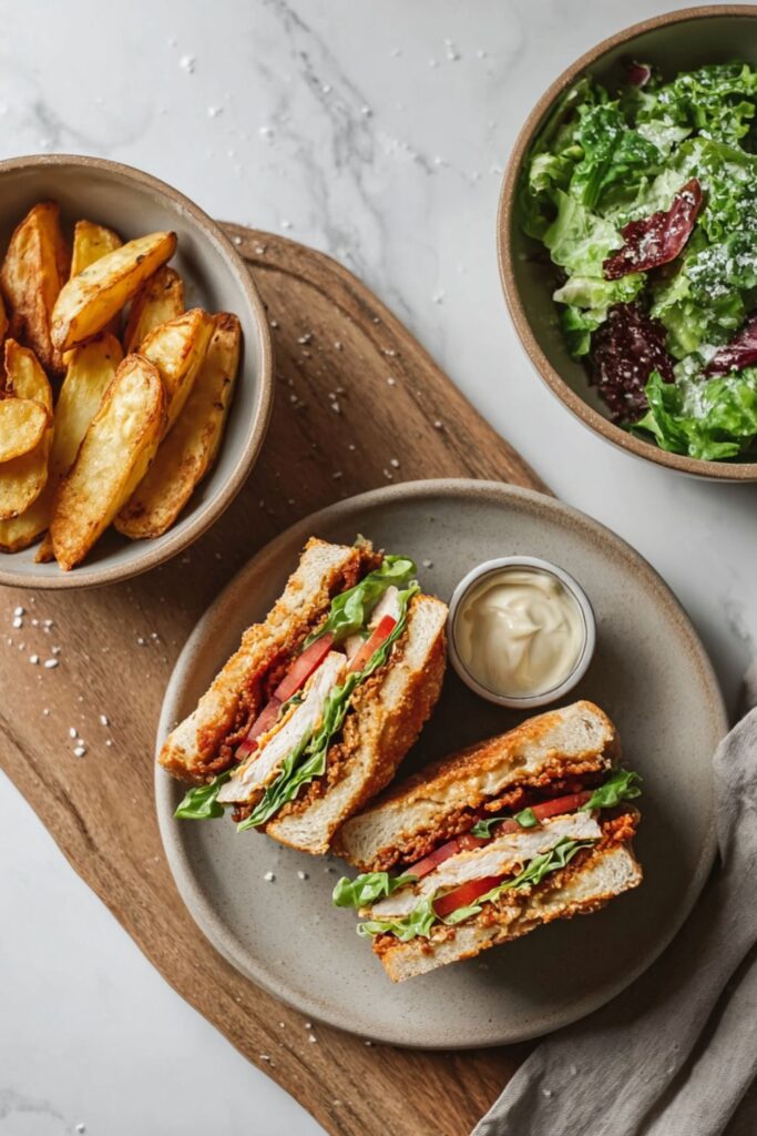 Crispy Chicken Club Sandwich Recipe