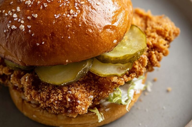 Panko Fried Chicken Sandwich