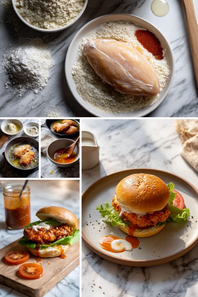 Fried Buffalo Chicken Sandwich Recipe