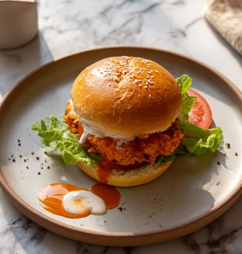 Fried Buffalo Chicken Sandwich Recipe
