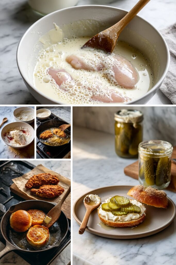 Fried Chicken Breast Sandwich Recipe