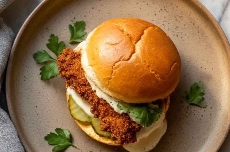 Fried Chicken Breast Sandwich