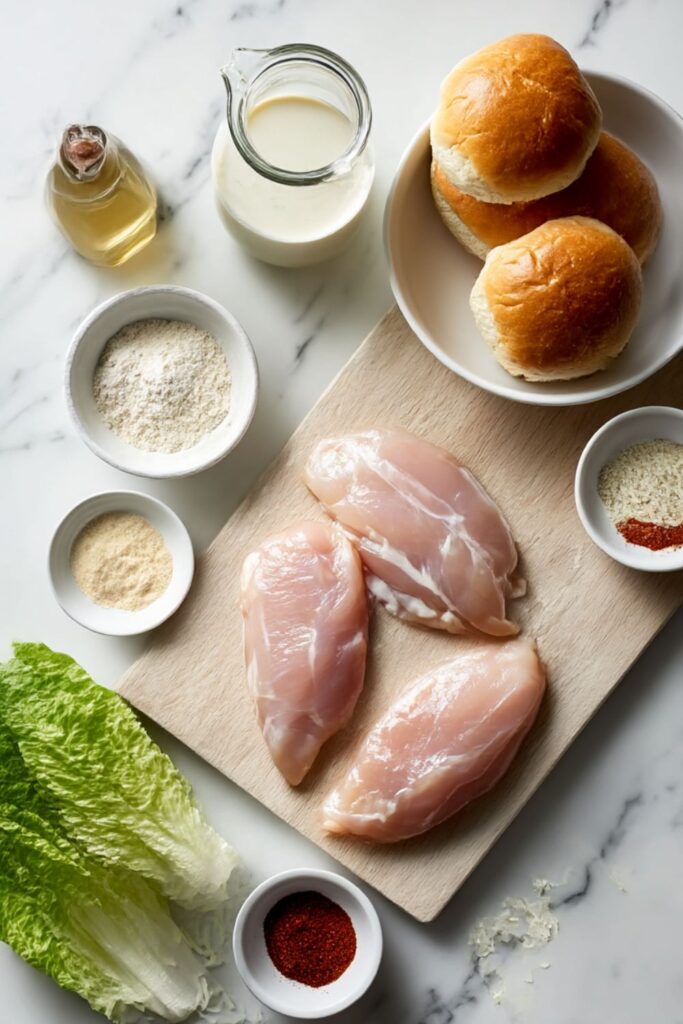 Fried Chicken Caesar Sandwich Recipe