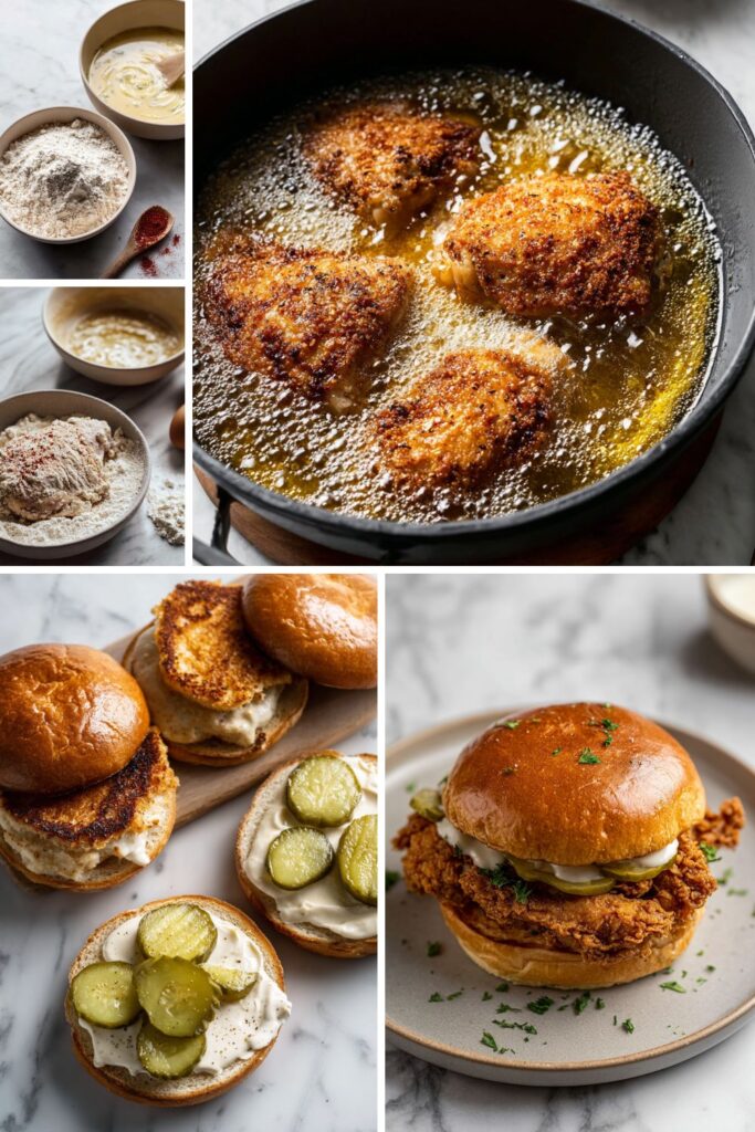 Fried Chicken Sandwich No Buttermilk Recipe