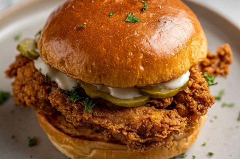 Fried Chicken Sandwich No Buttermilk