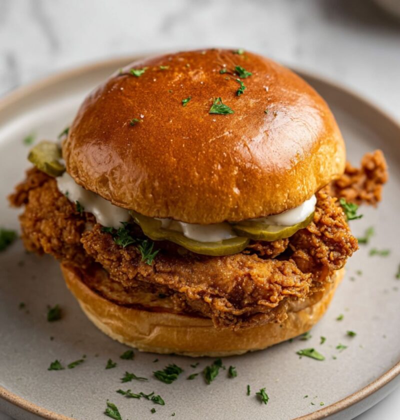 Fried Chicken Sandwich No Buttermilk Recipe