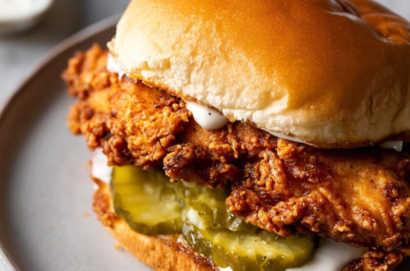 Gluten Free Fried Chicken Sandwich