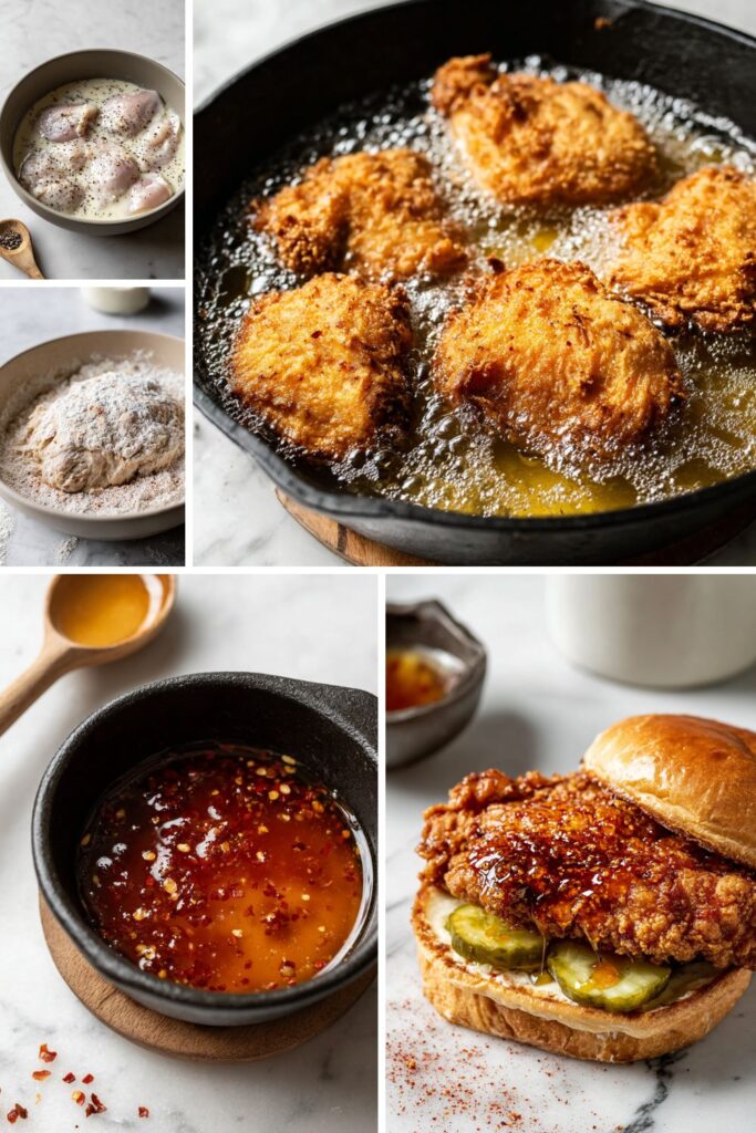 Hot Honey Crispy Chicken Sandwich Recipe