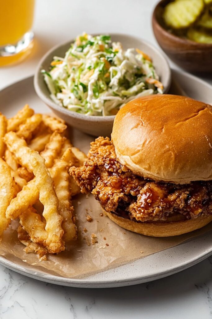 Hot Honey Crispy Chicken Sandwich Recipe