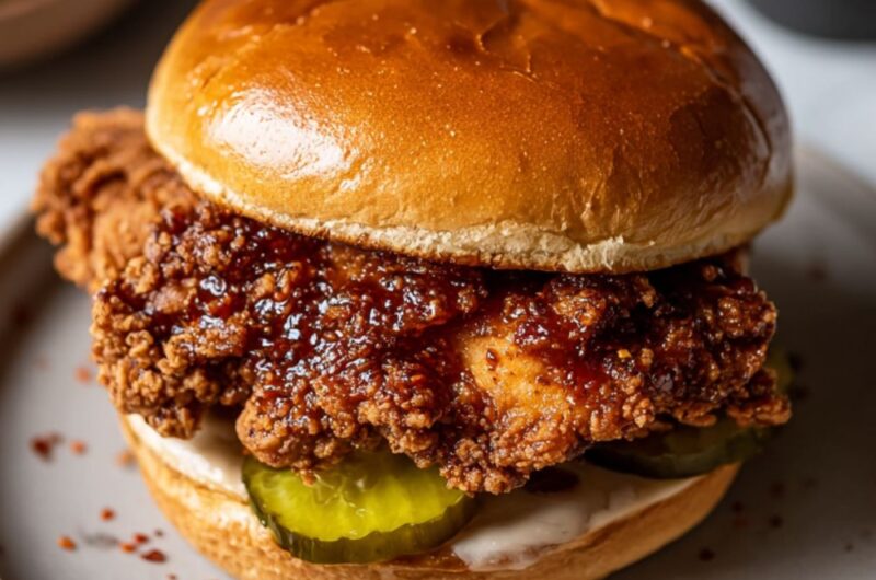 Hot Honey Crispy Chicken Sandwich