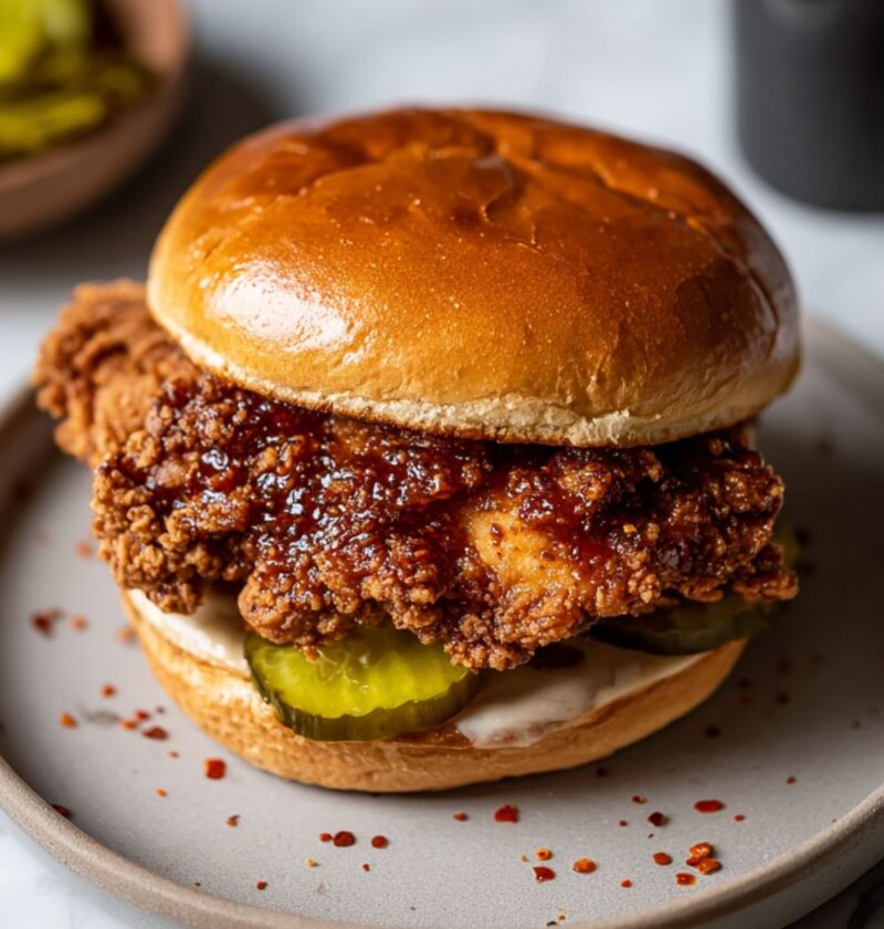 Hot Honey Crispy Chicken Sandwich Recipe