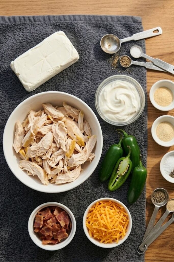 Keto Jalapeno Chicken Casserole with Bacon