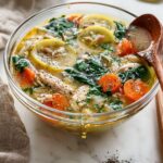 Thai Coconut Curry Soup with Chicken and Kale Recipe