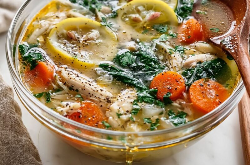 Lemon Ginger Chicken Soup