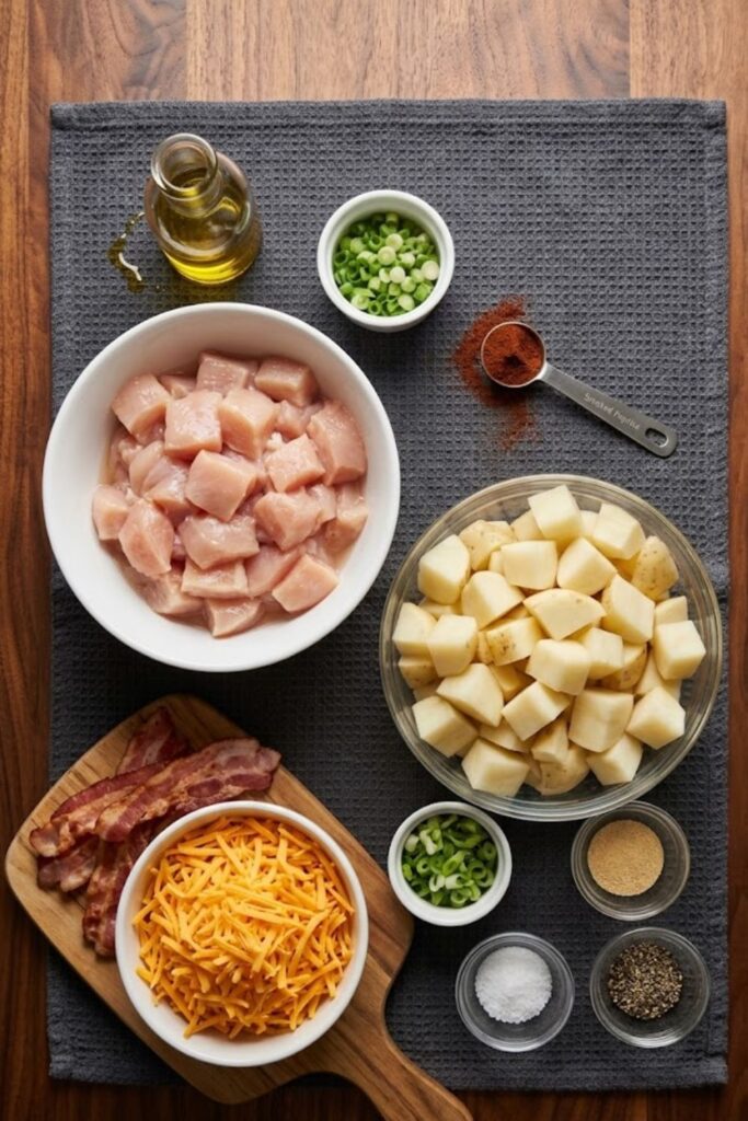 Loaded Chicken and Potato Casserole Recipe