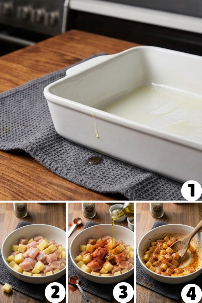 Loaded Chicken and Potato Casserole Recipe