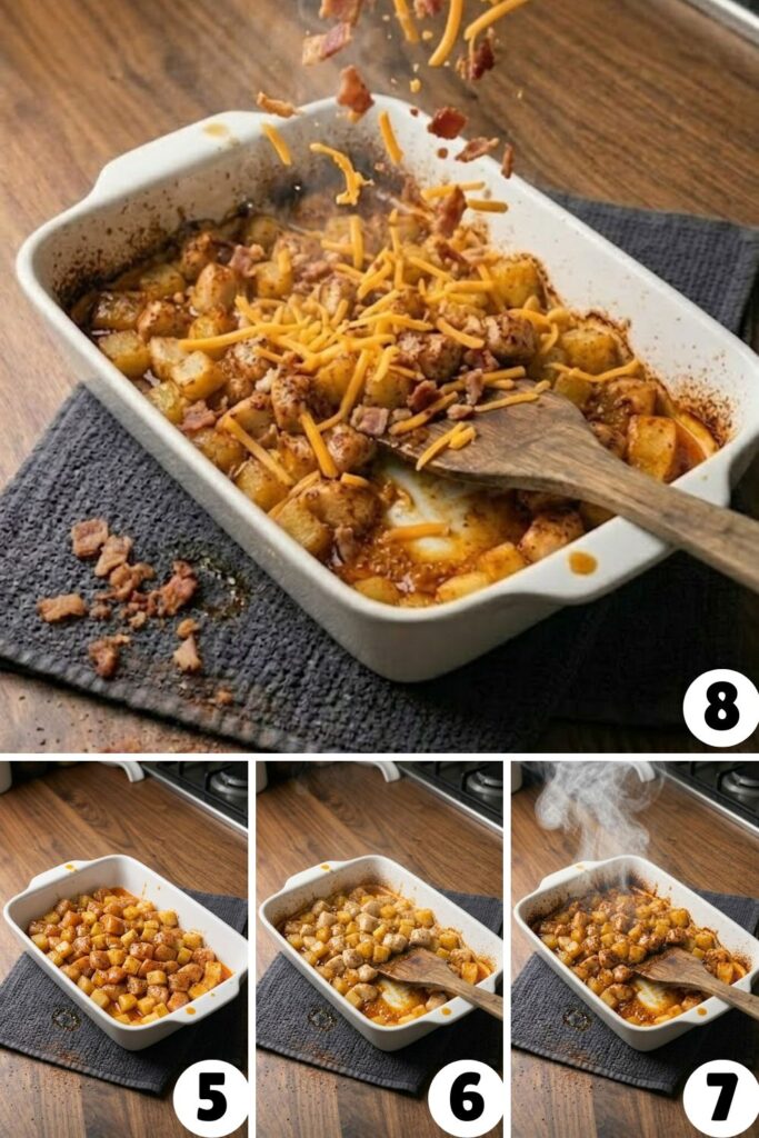 Loaded Chicken and Potato Casserole Recipe