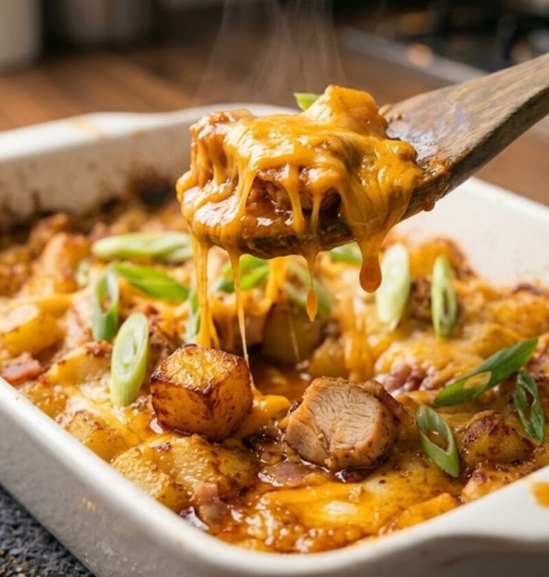 Loaded Chicken and Potato Casserole Recipe