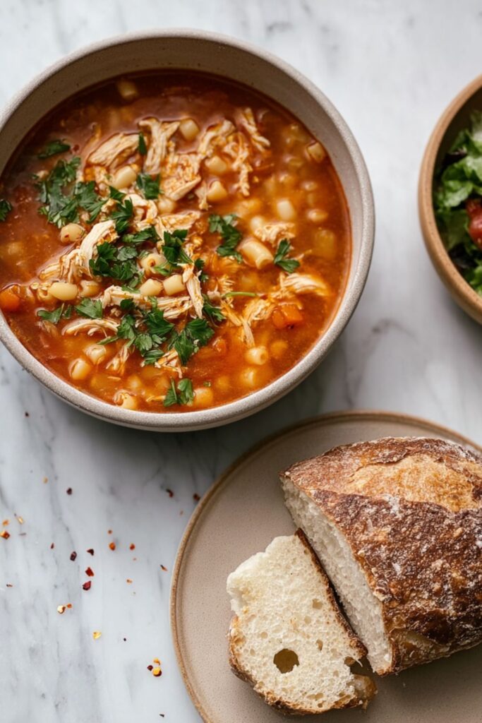 Spicy Sicilian Chicken Soup Recipe
