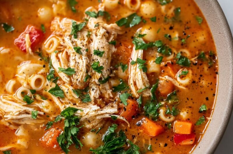 Spicy Sicilian Chicken Soup