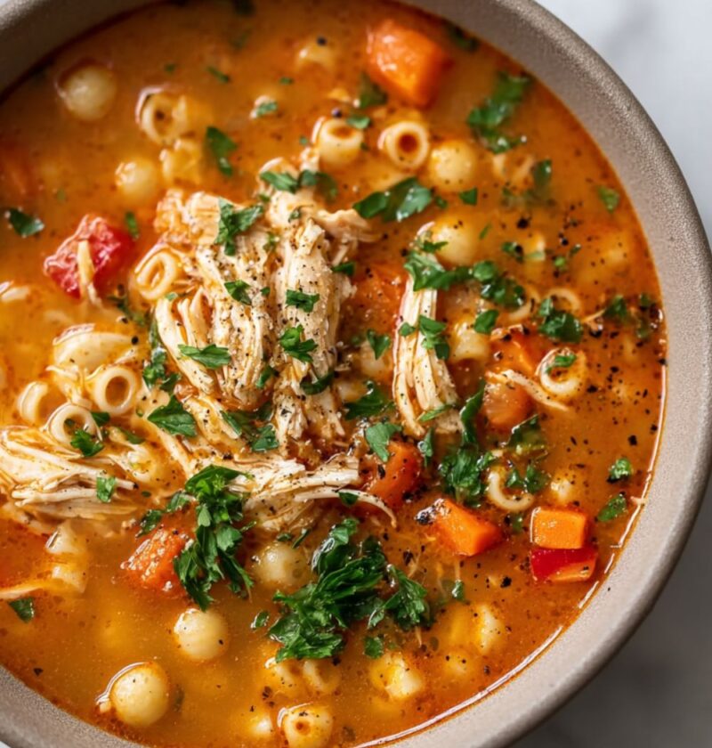 Spicy Sicilian Chicken Soup Recipe