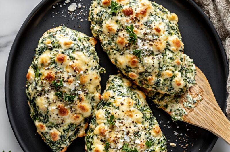 Spinach Dip Chicken Bake