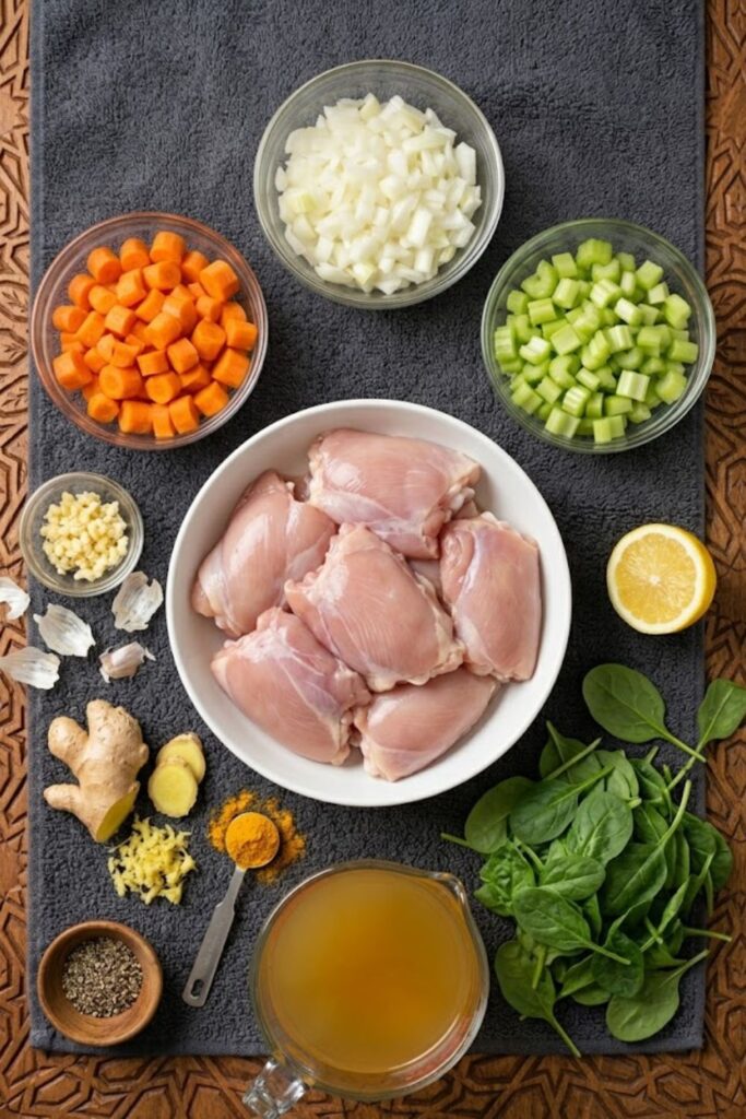 Turmeric Chicken Soup Recipe