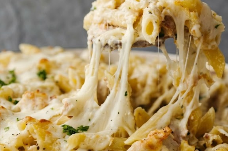 Chicken Alfredo Casserole Recipe