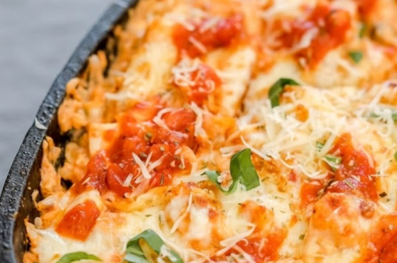 Keto Chicken Parmesan Casserole Recipe